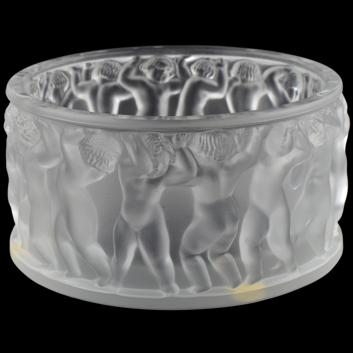 Lalique France Crystal "Enffants" Box