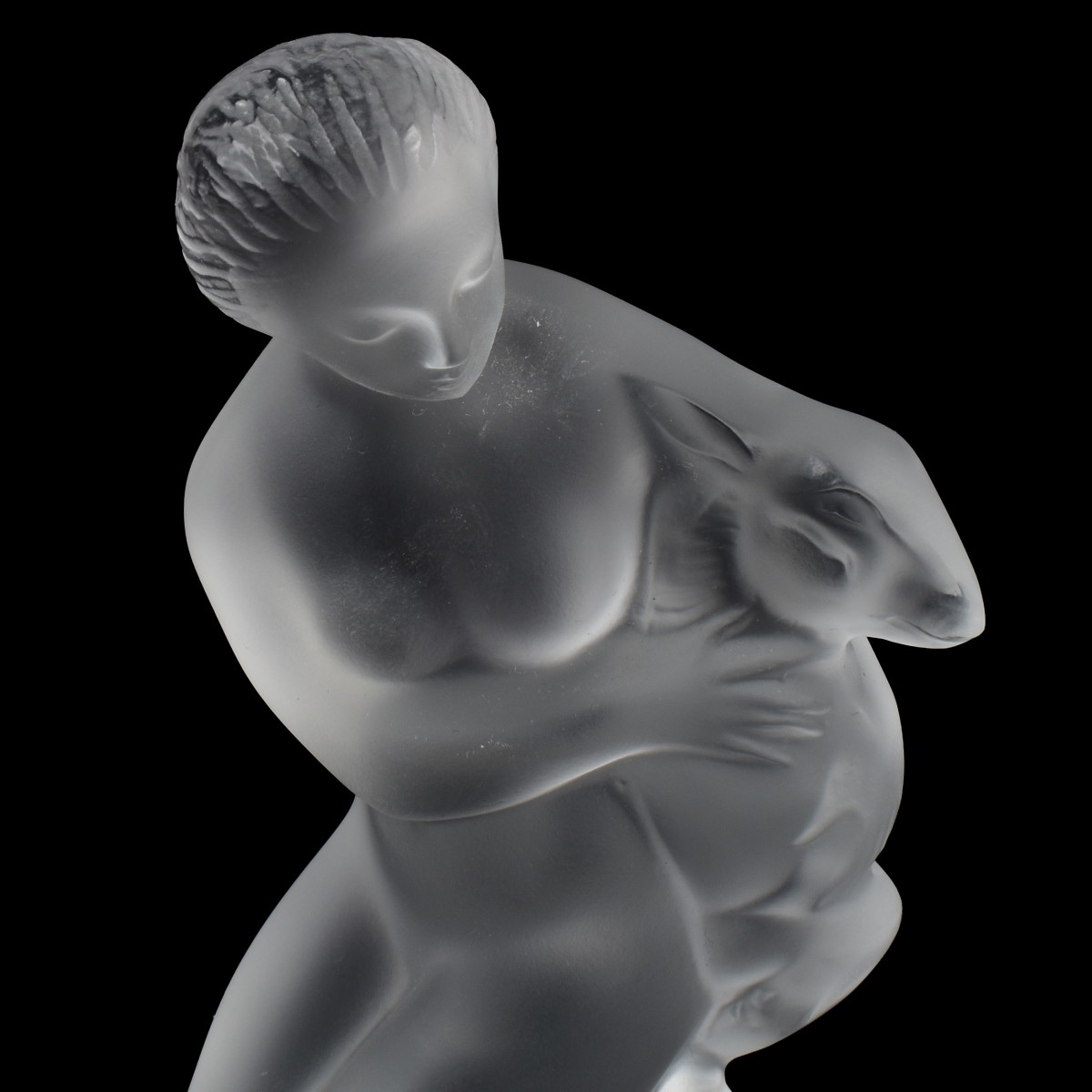Lalique France Semi-nude Sculptures