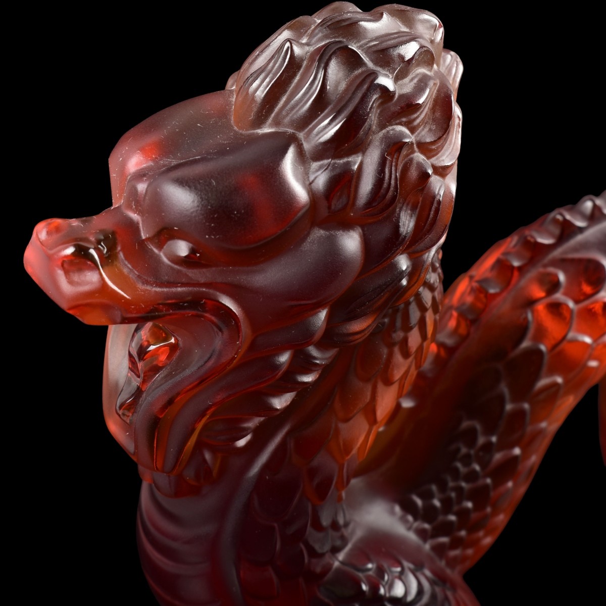 Lalique France Crystal Dragon