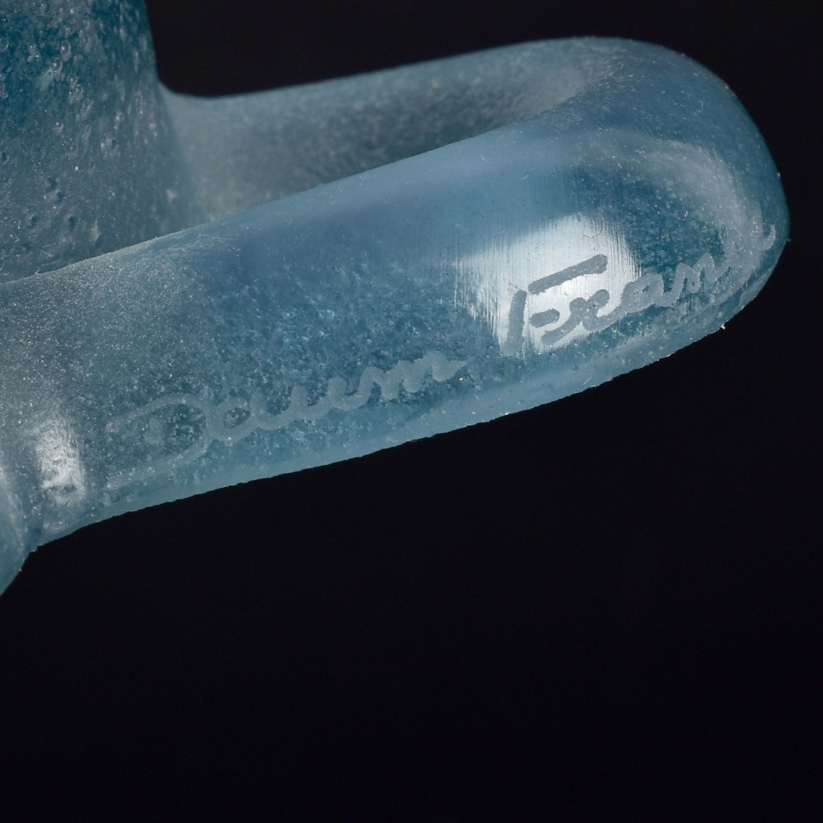 Daum France Pate-de-Verre Cat