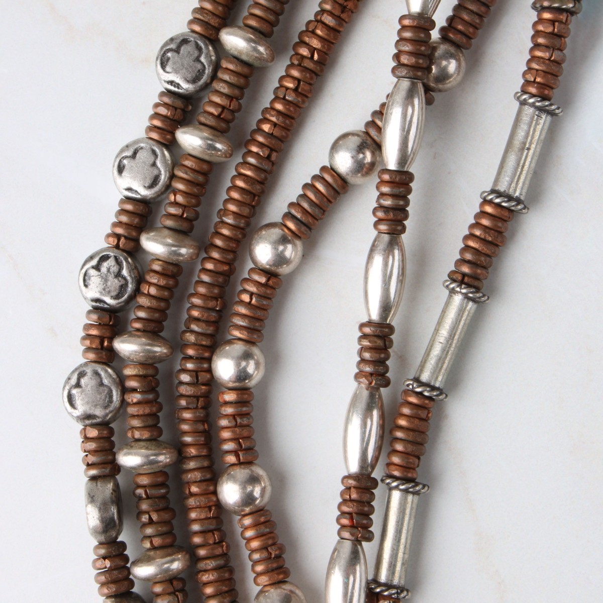 Sterling Silver and Copper Bracelet