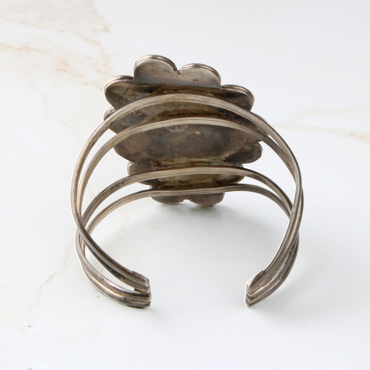 Native American Turquoise and Silver Cuff