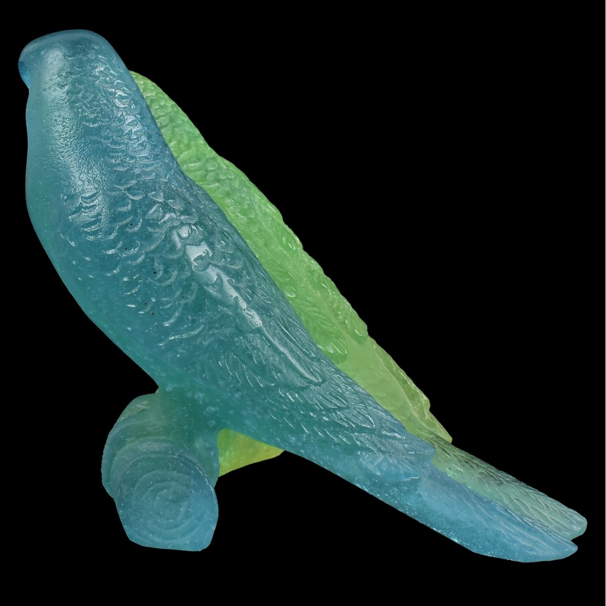 Daum France Pate-de-Verre Love Birds