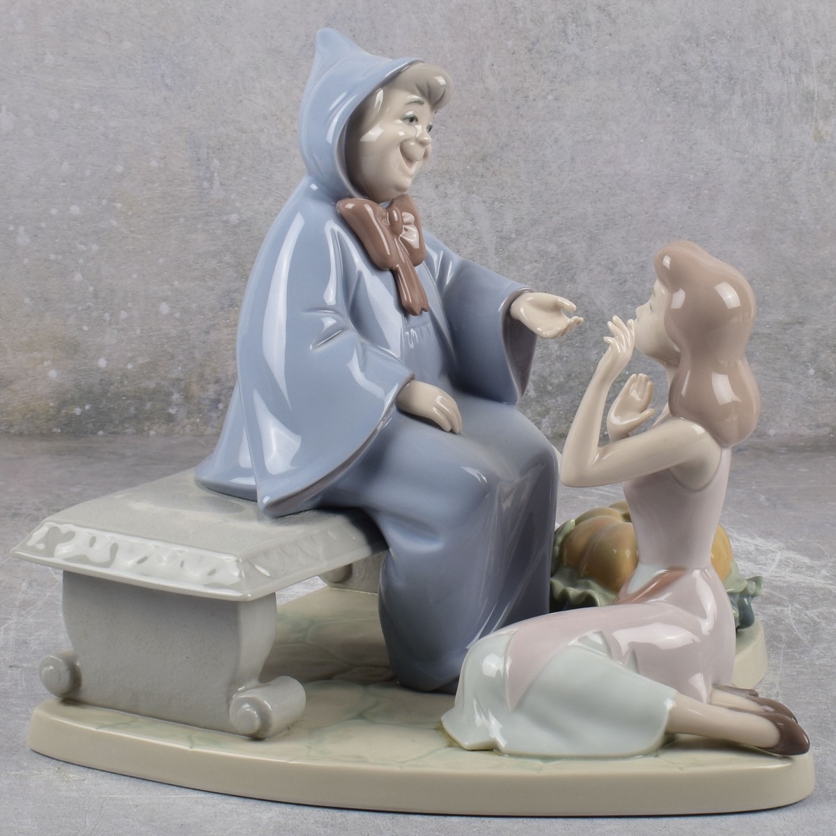 Lladro Spain "Cinderella and Godmother"