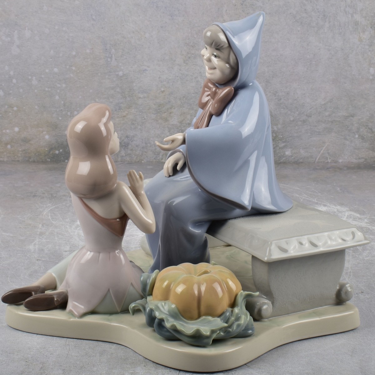 Lladro Spain "Cinderella and Godmother"