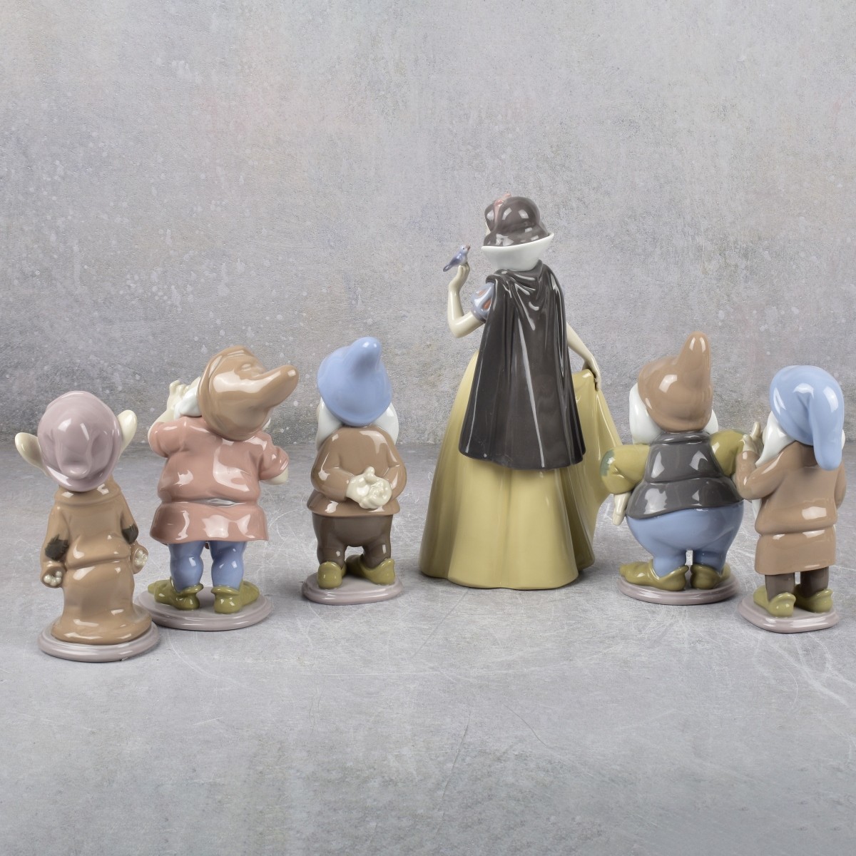 Lladro Spain Snow White and Dwarfs