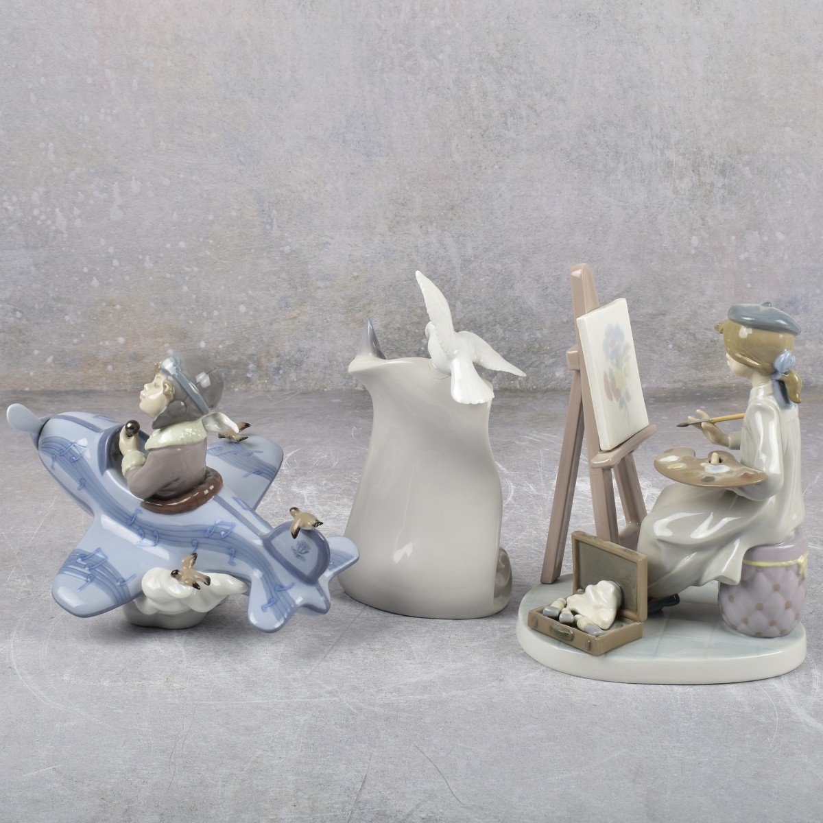 Lladro Spain Gloss Porcelain Figurines