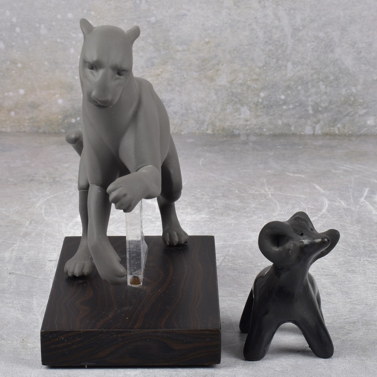 Lladro Spain "Lucha" Black Panther