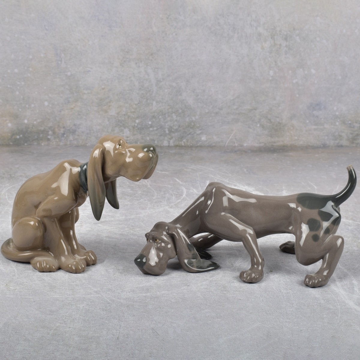 Lladro Spain Gloss Porcelain Figurines