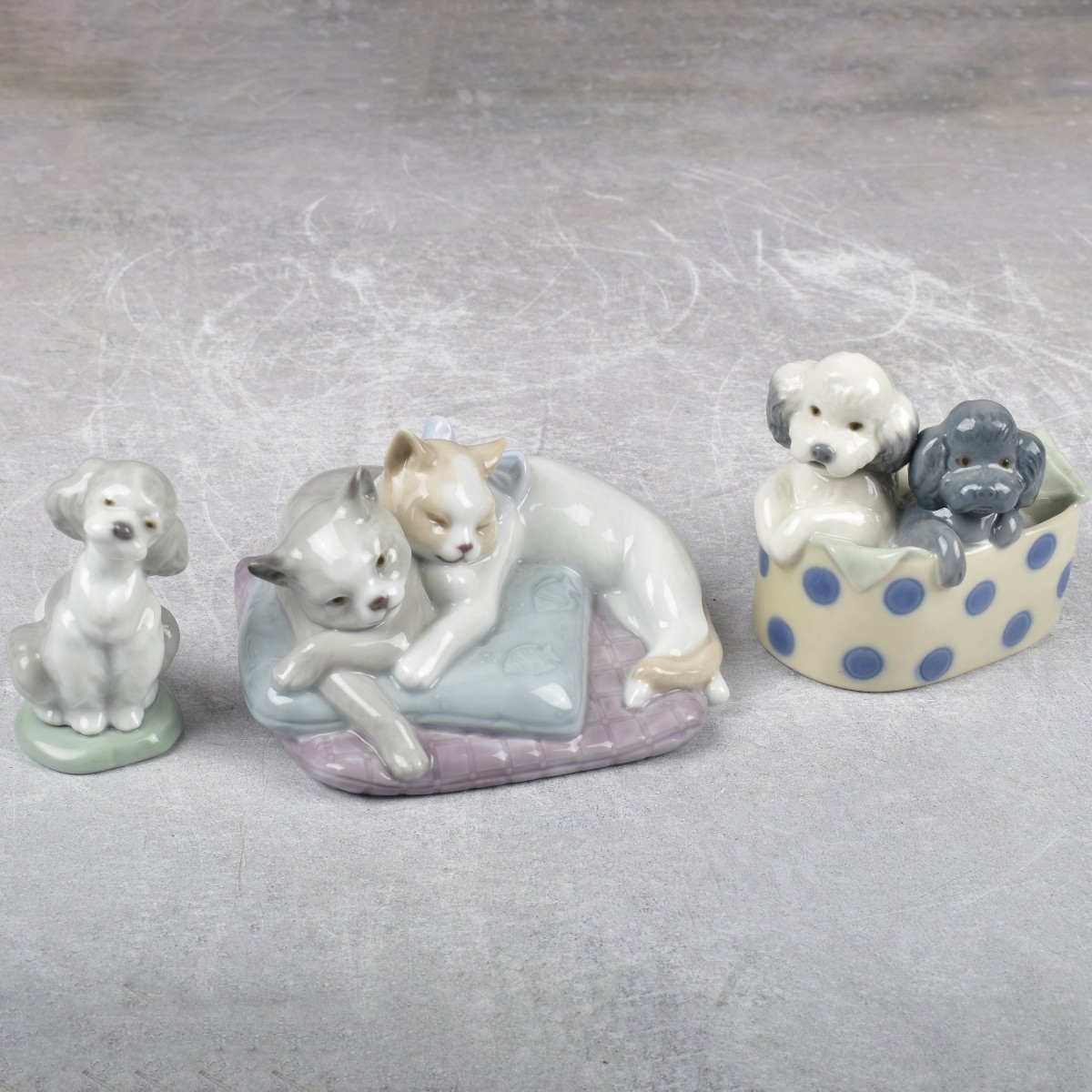 Lladro Spain Gloss Porcelain Figurines