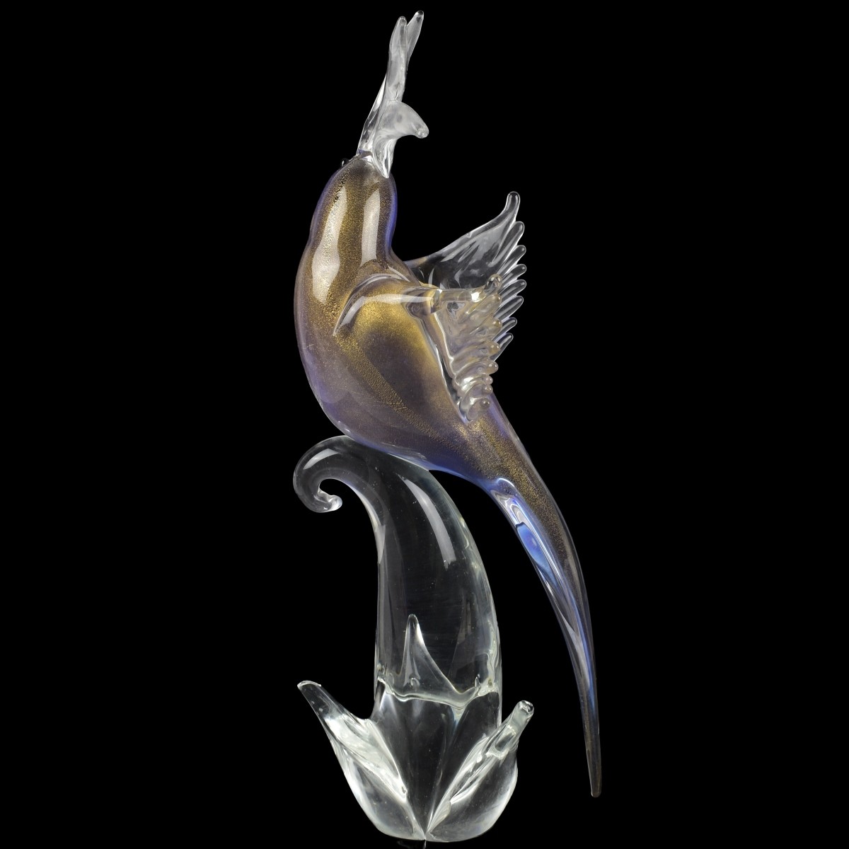 Vetri De Murano Formia Art Glass Bird