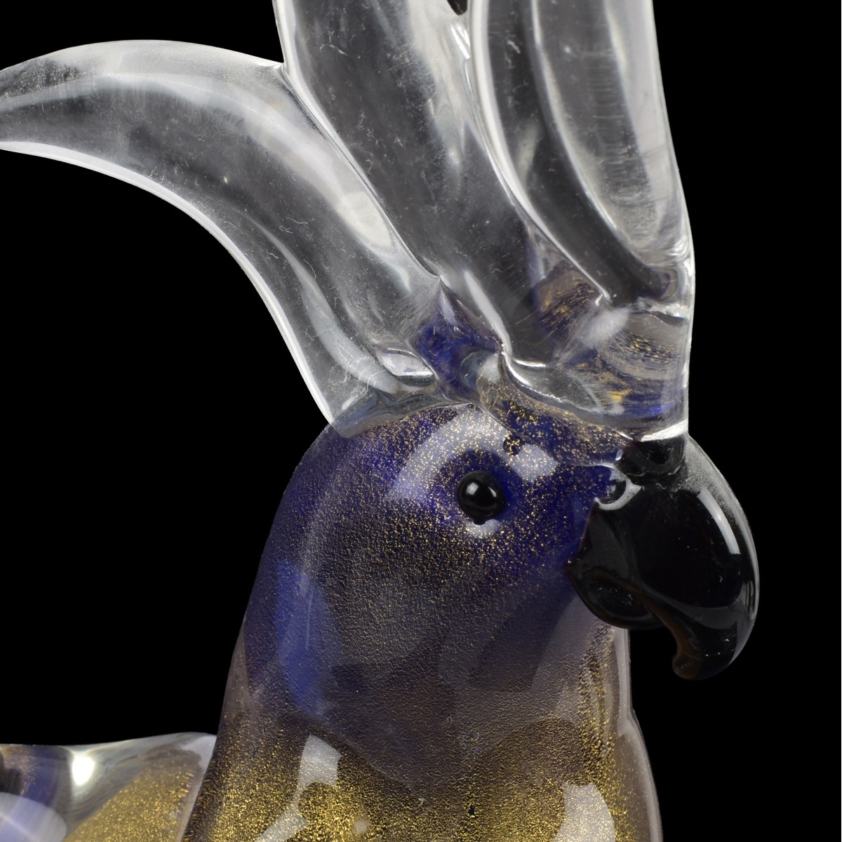Vetri De Murano Formia Art Glass Bird