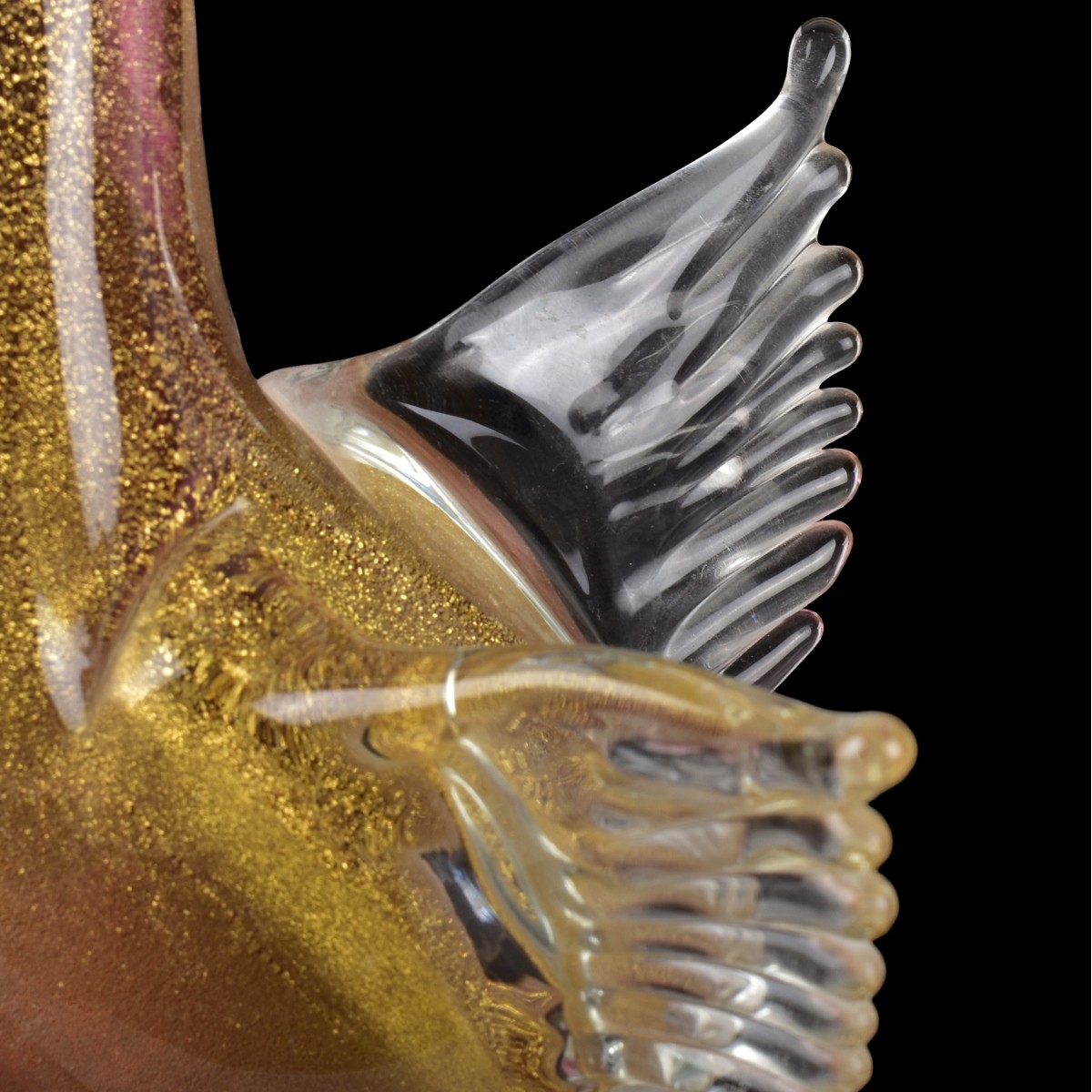 Vetri De Murano Formia Art Glass Bird