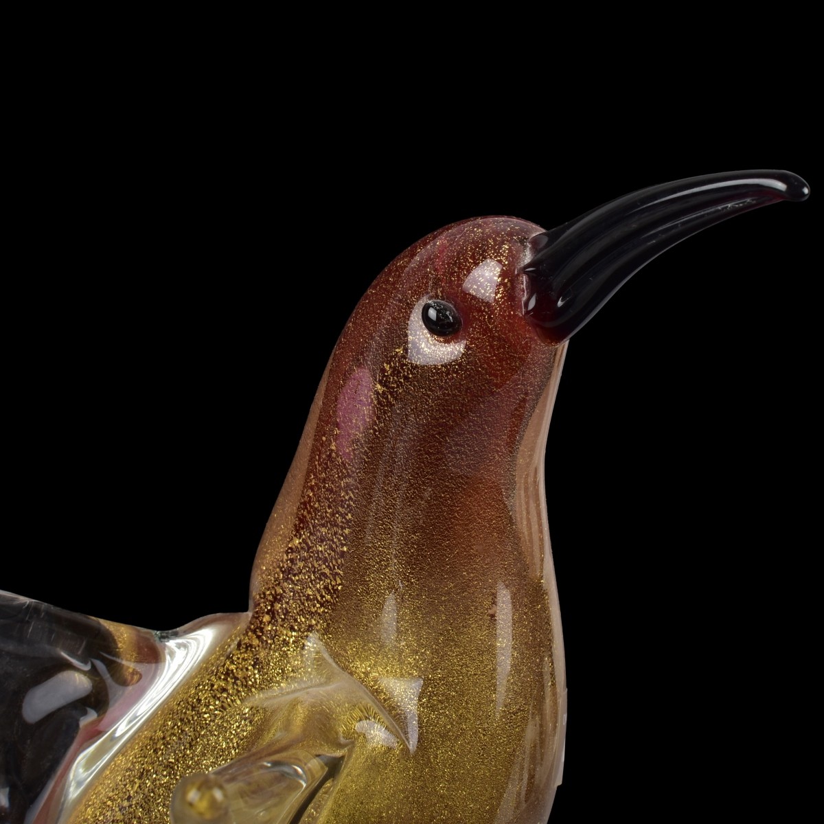 Vetri De Murano Formia Art Glass Bird