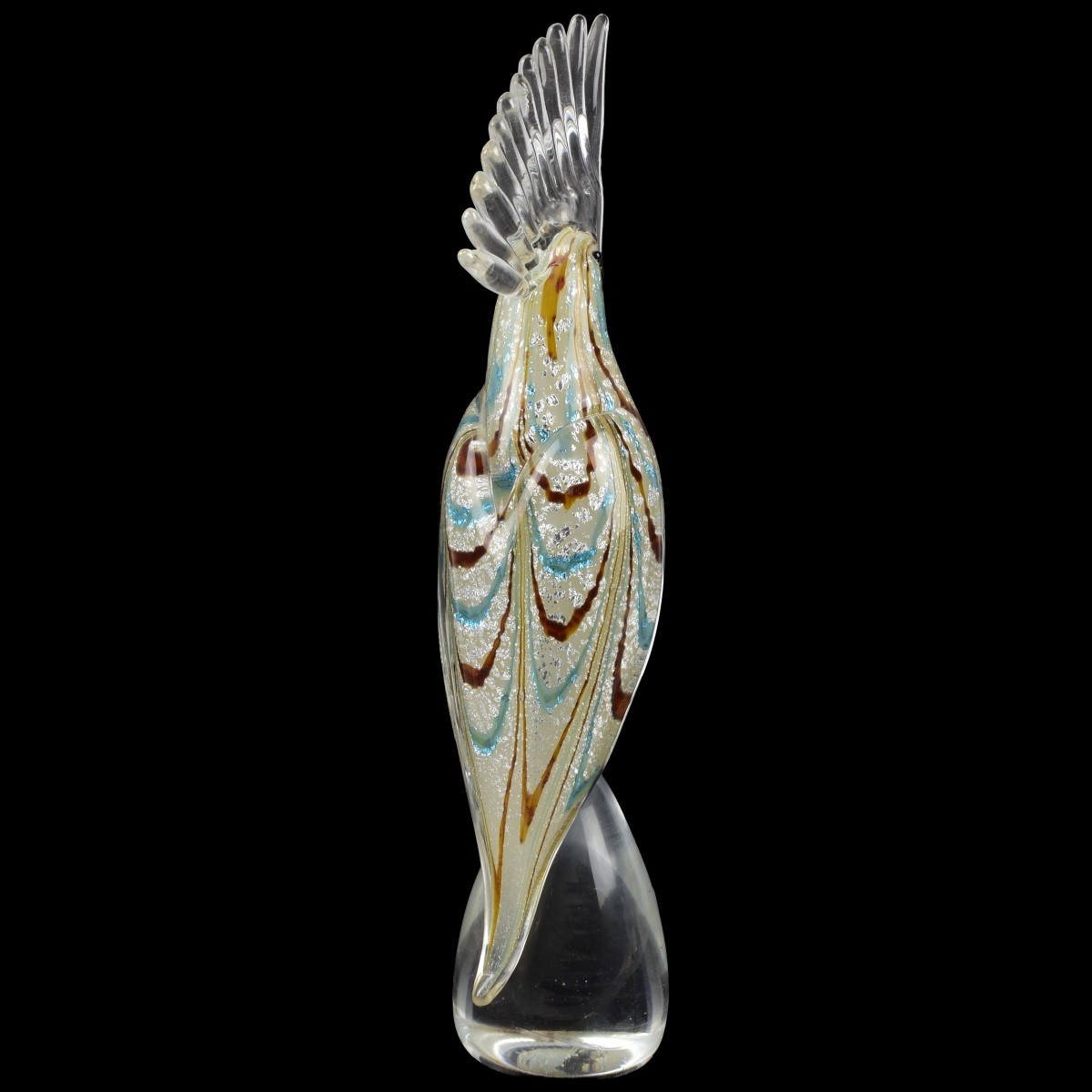 Vetri De Murano Formia Art Glass Bird