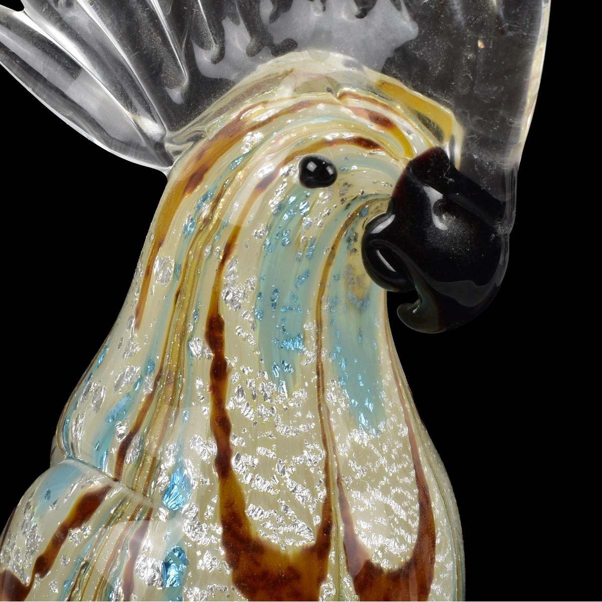 Vetri De Murano Formia Art Glass Bird