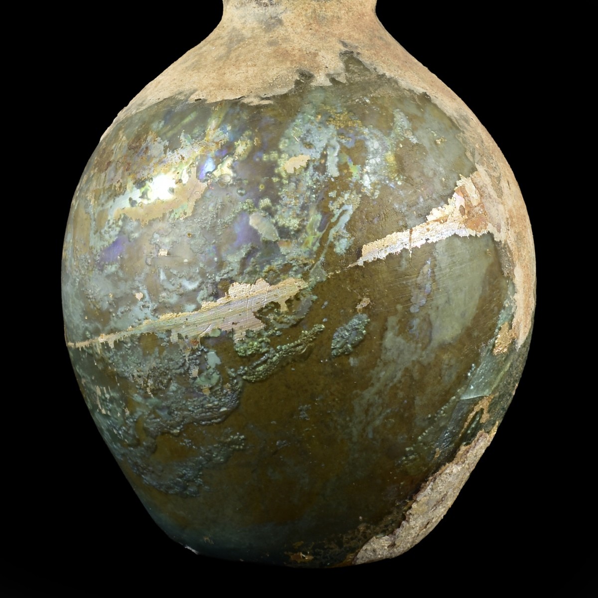 Roman Glass Unguentarium Bottle