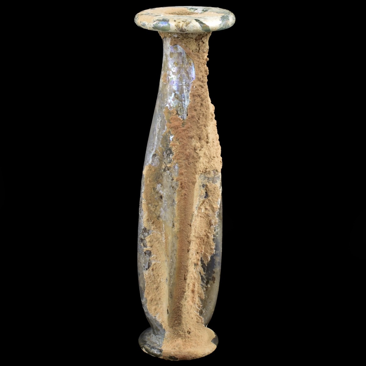 Roman Glass Alabastron Bottle