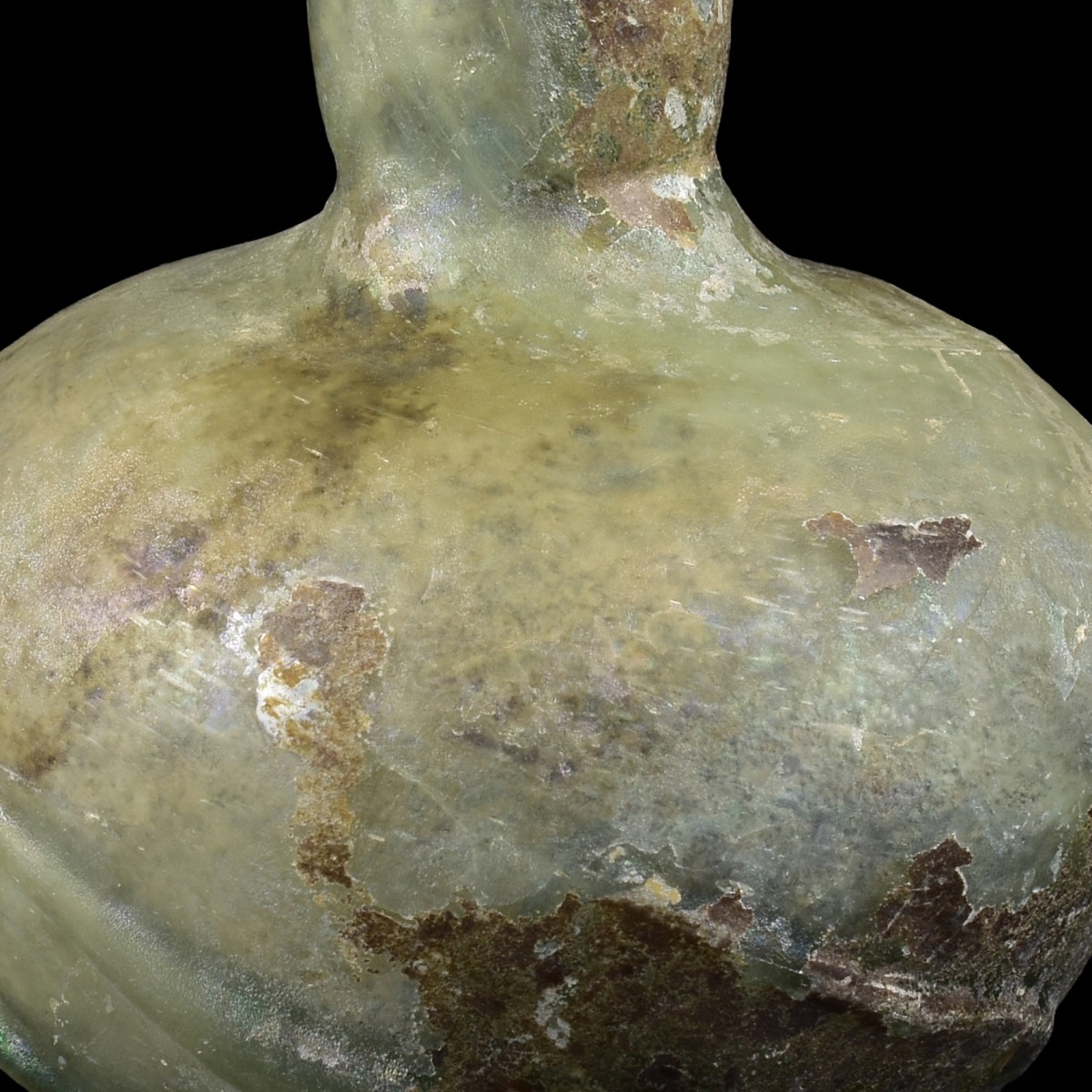 Roman Glass Unguent Bottle