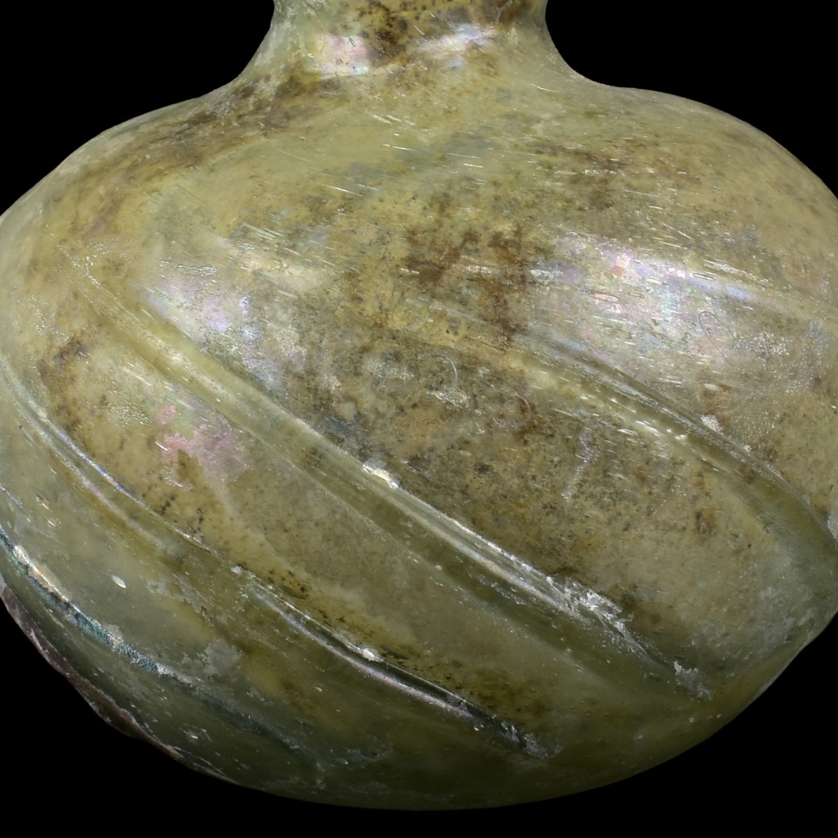 Roman Glass Unguent Bottle