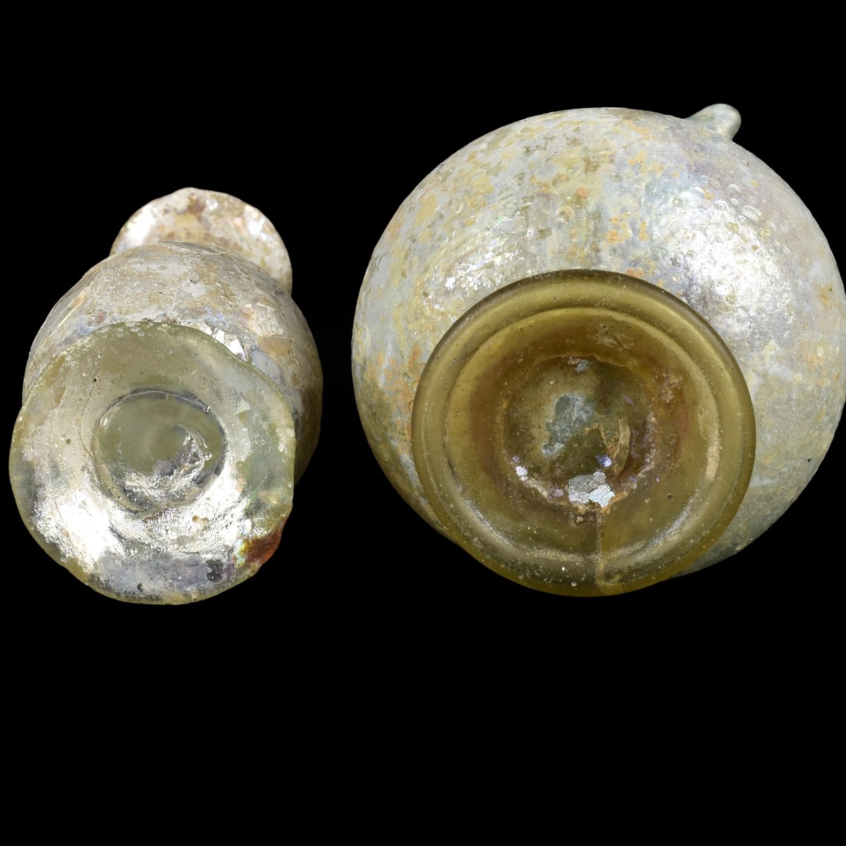 Roman Glass Oinochoes (Jugs)
