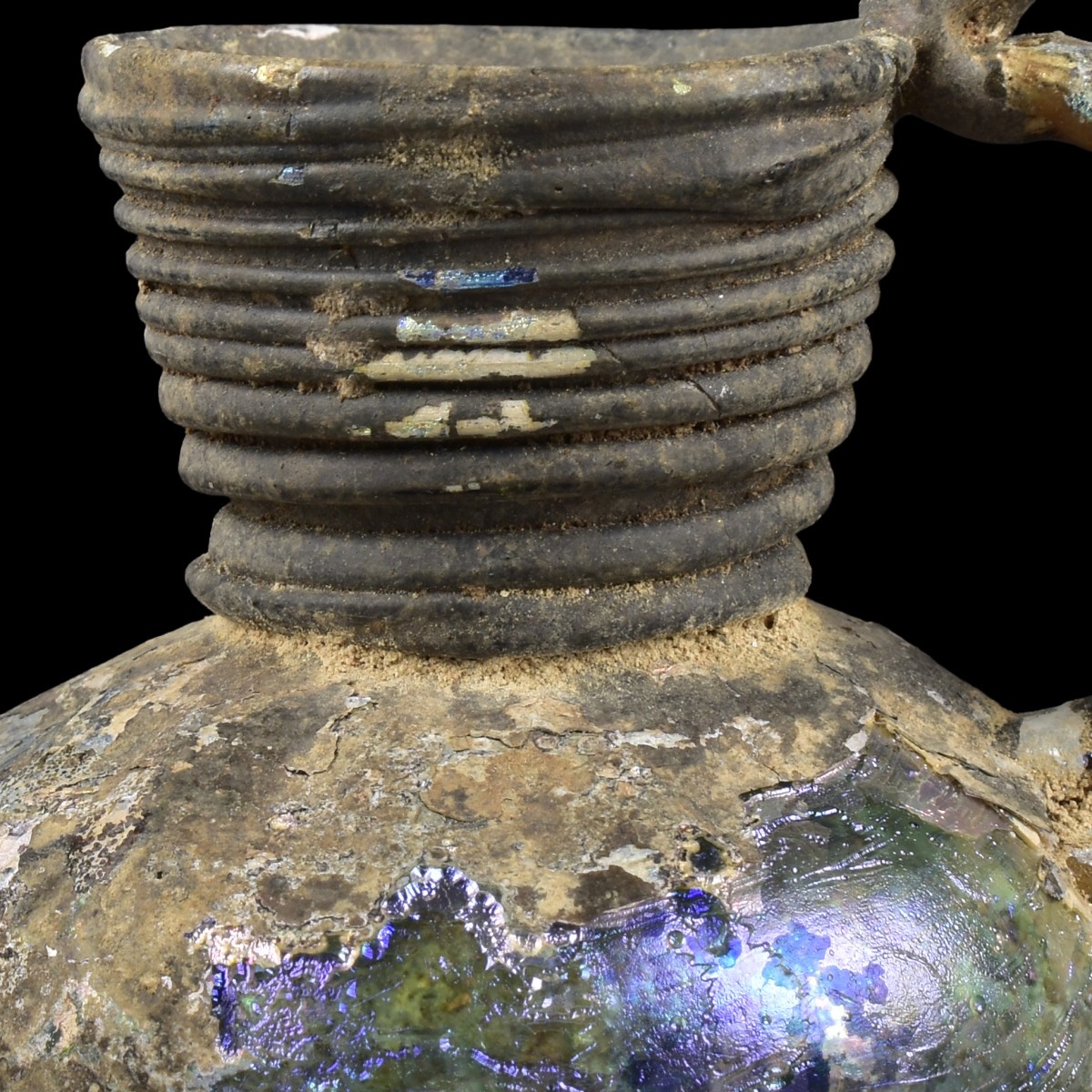 Roman Glass Oinochoe (Jug)