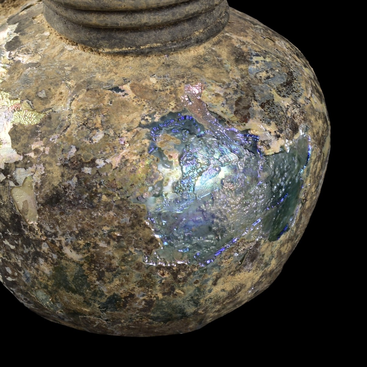 Roman Glass Oinochoe (Jug)