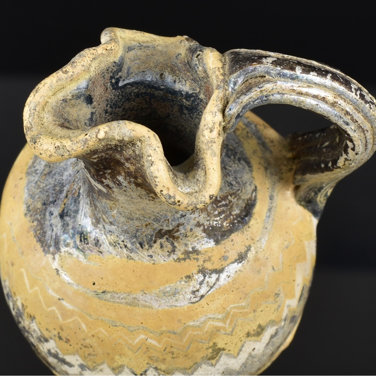 Roman Glass Oinochoe