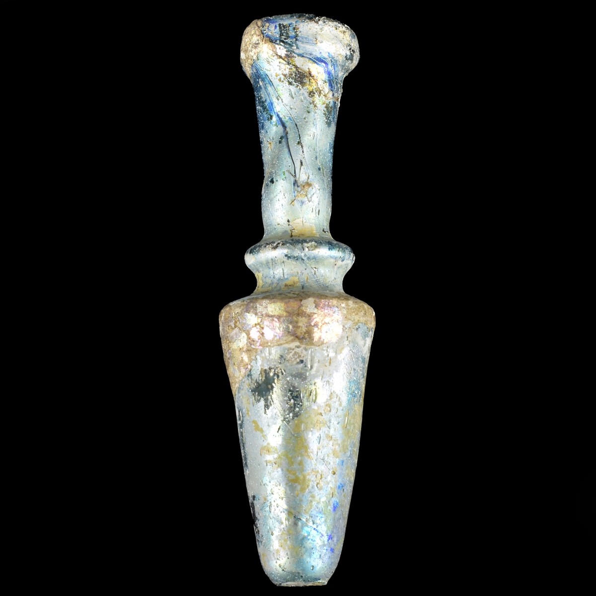 Roman Glass Core Formed Medicine Bottle