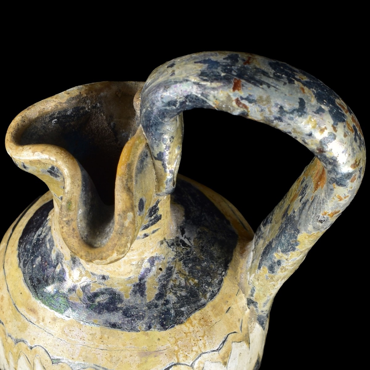 Roman Glass Oinochoe
