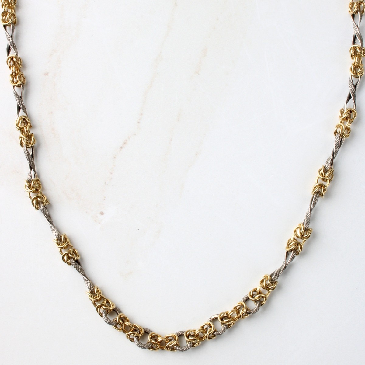 18K and Platinum Chain / Necklace