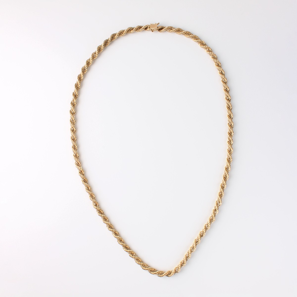 14K Rope Link Necklace