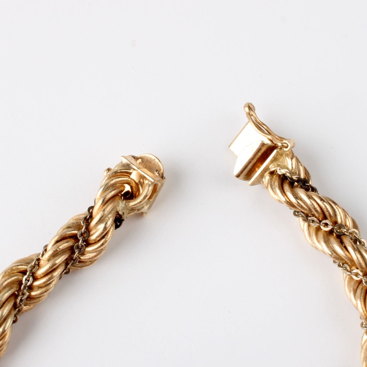 14K Rope Link Necklace