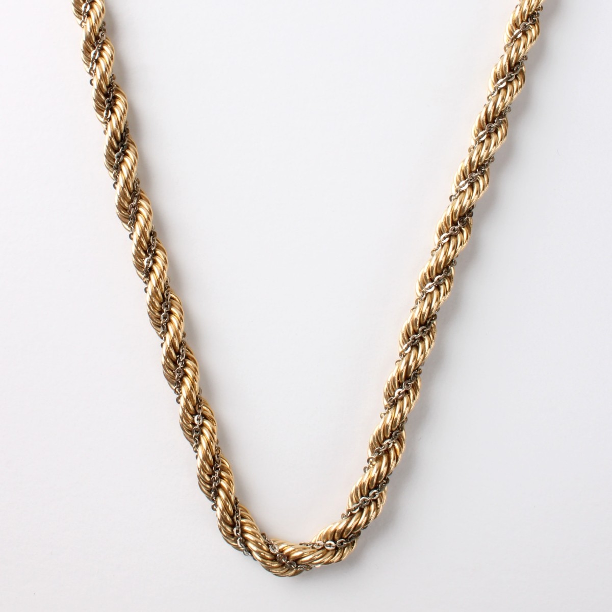 14K Rope Link Necklace