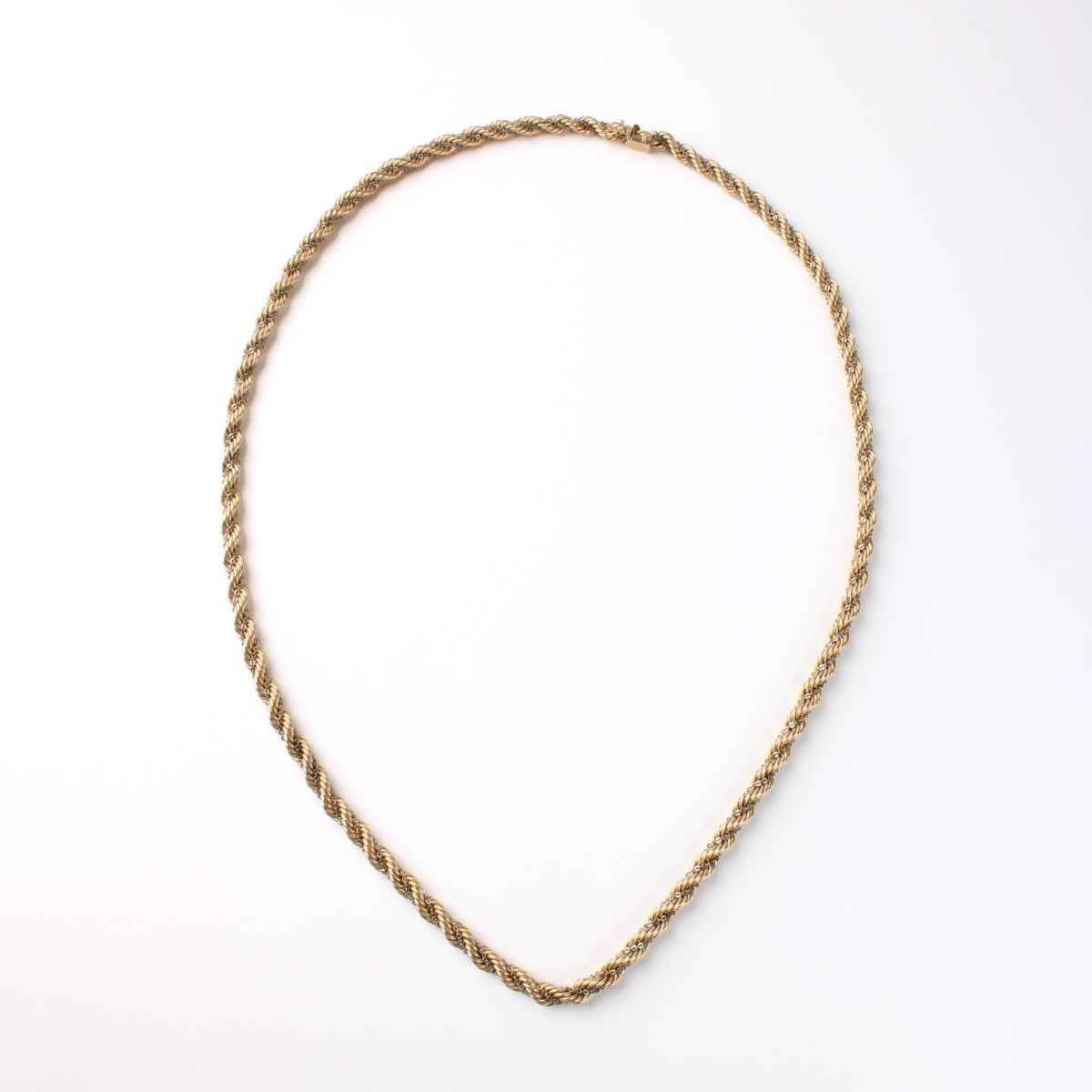 14K Rope Link Necklace