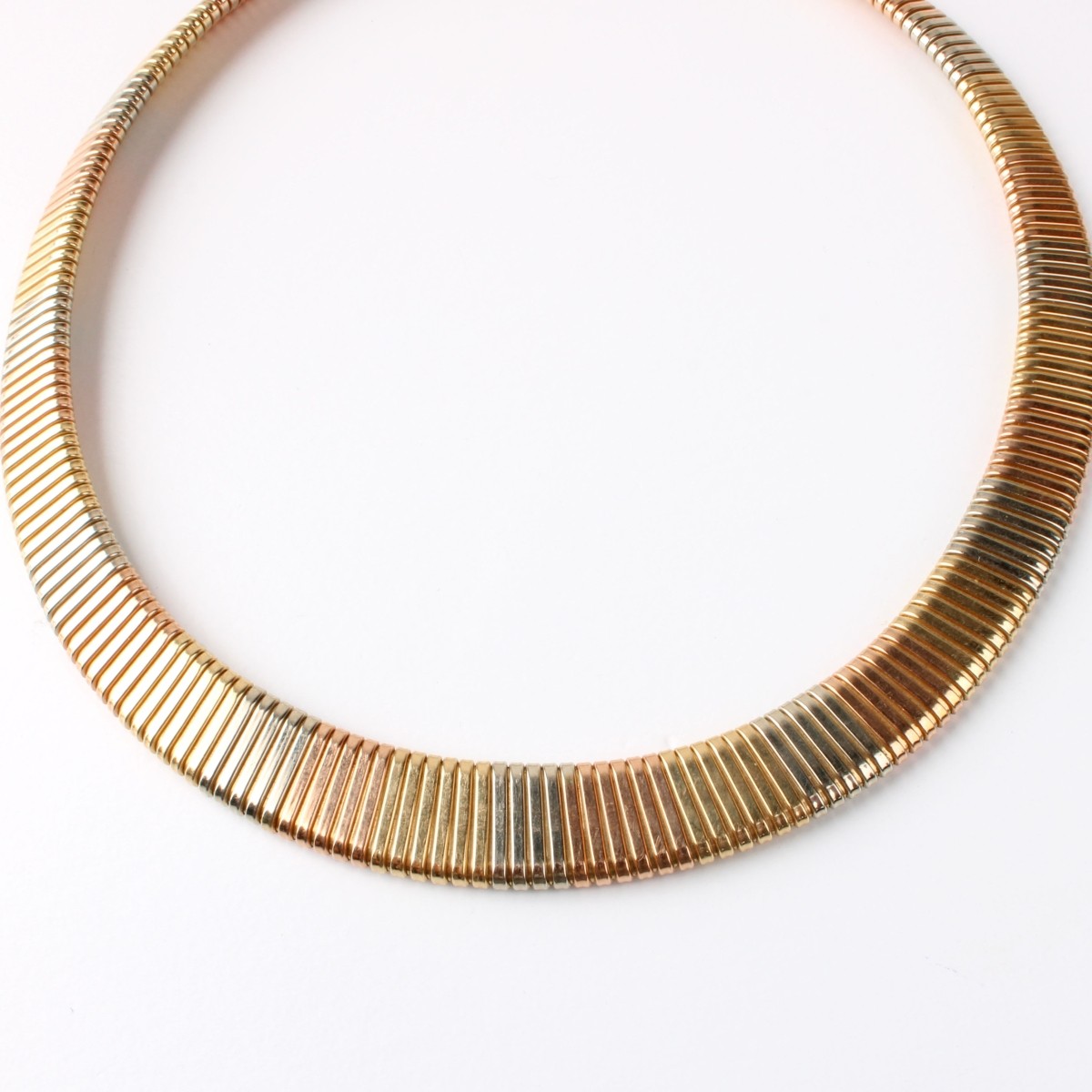 14K Omega Necklace