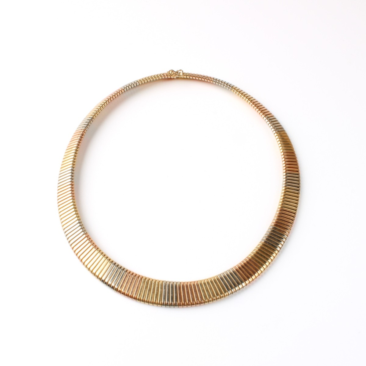 14K Omega Necklace