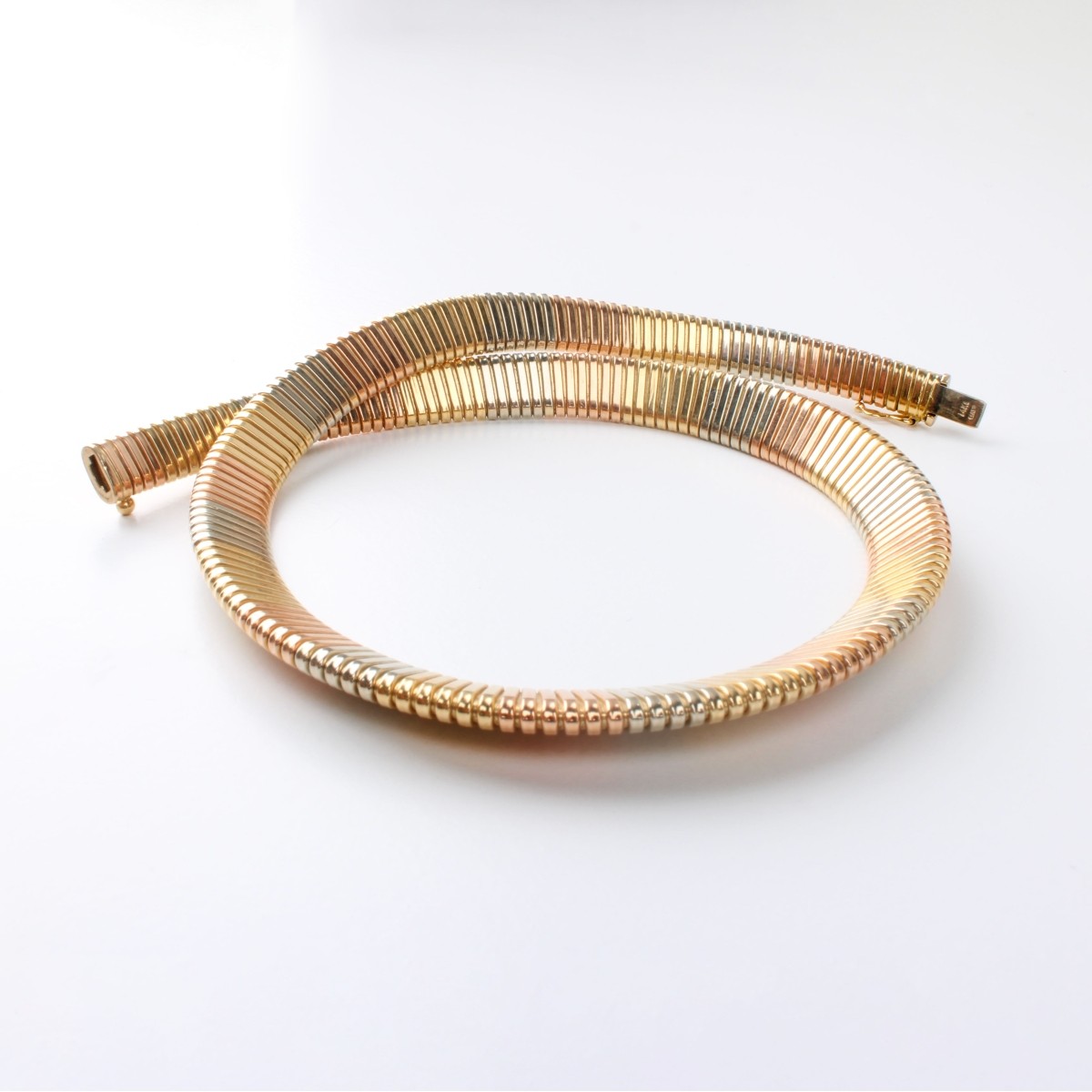 14K Omega Necklace