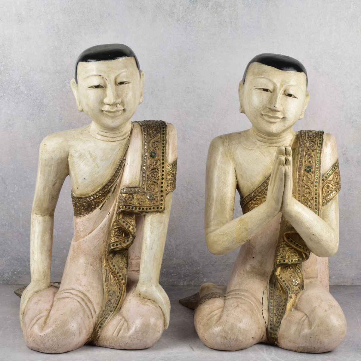 Vintage Thai Seated Buddha's