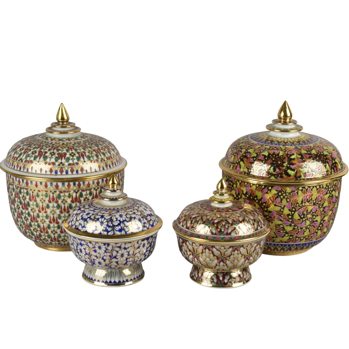 Benjarong Thailand Bowls