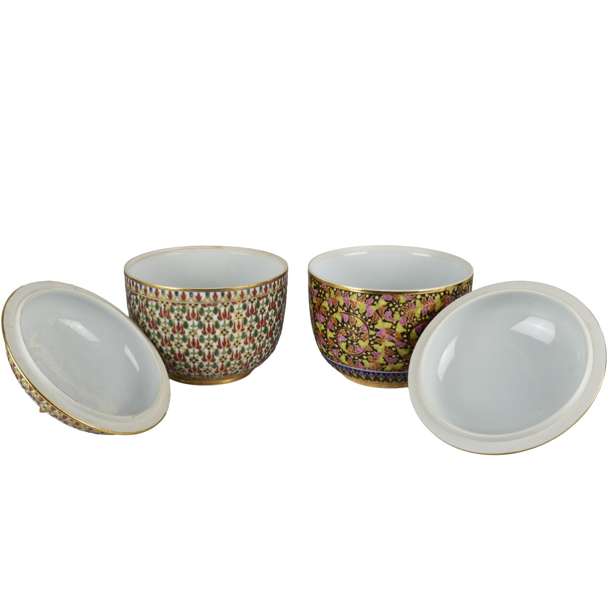Benjarong Thailand Bowls
