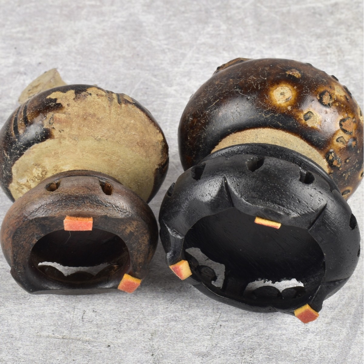 13th-15th Century Sukhothai Thai Potted Jars