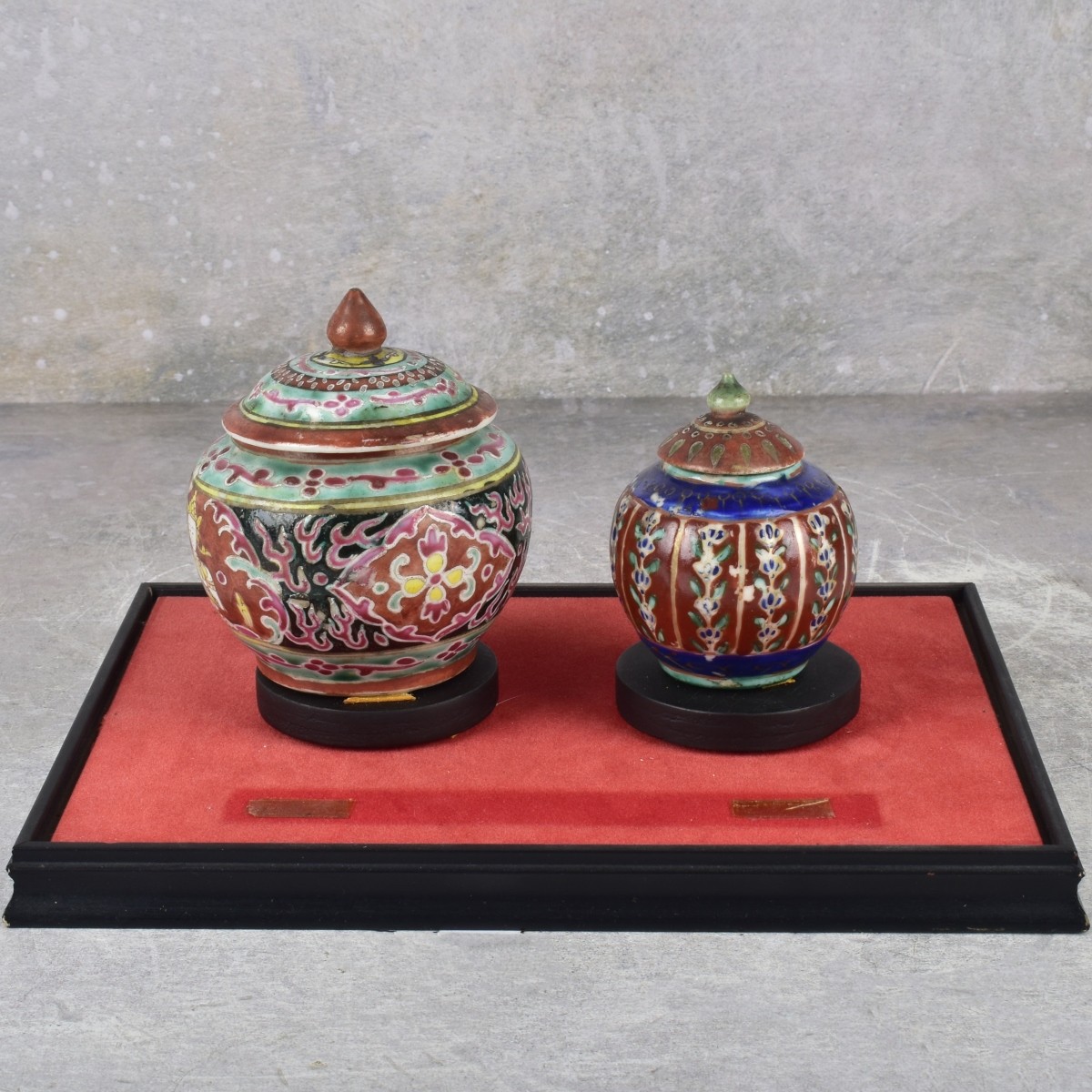 18th/19th Century Thai Bencharong Jars