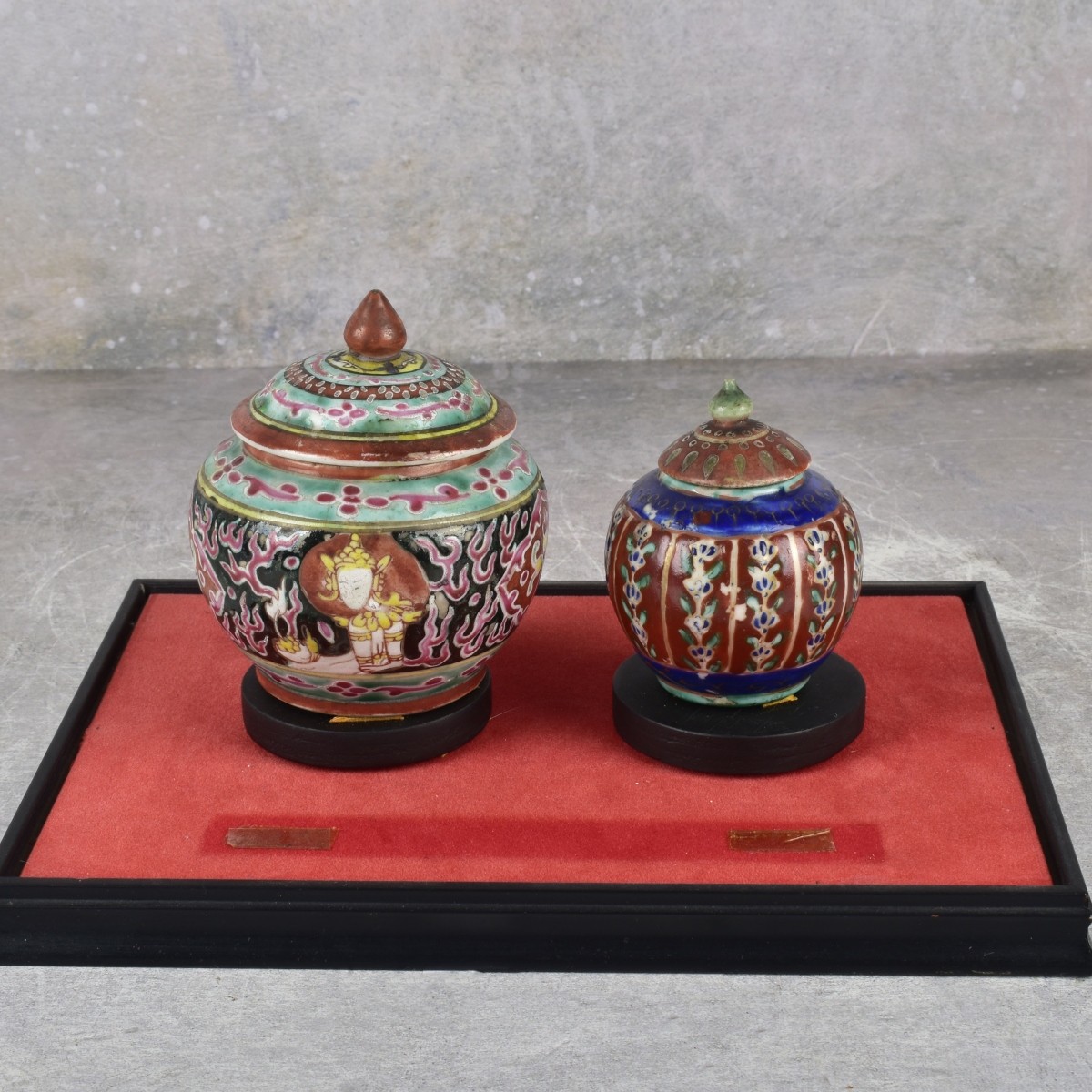 18th/19th Century Thai Bencharong Jars
