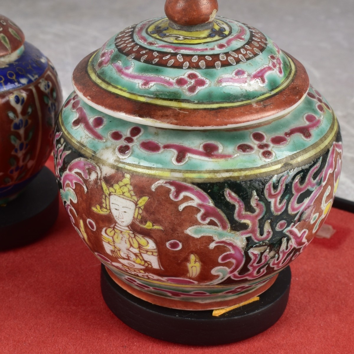 18th/19th Century Thai Bencharong Jars