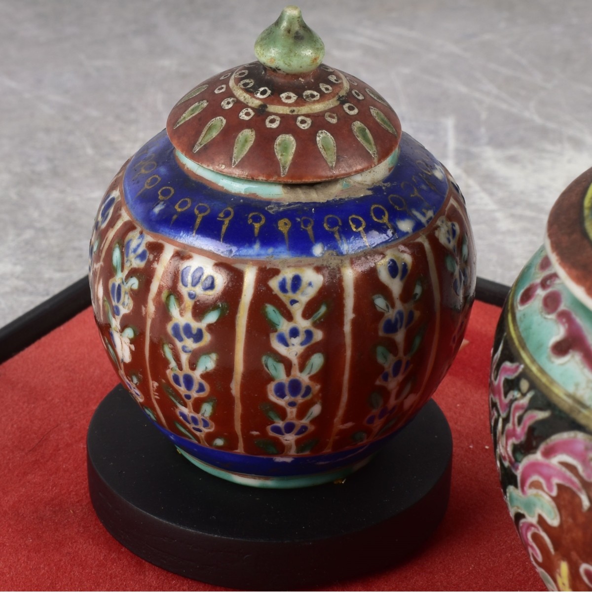 18th/19th Century Thai Bencharong Jars