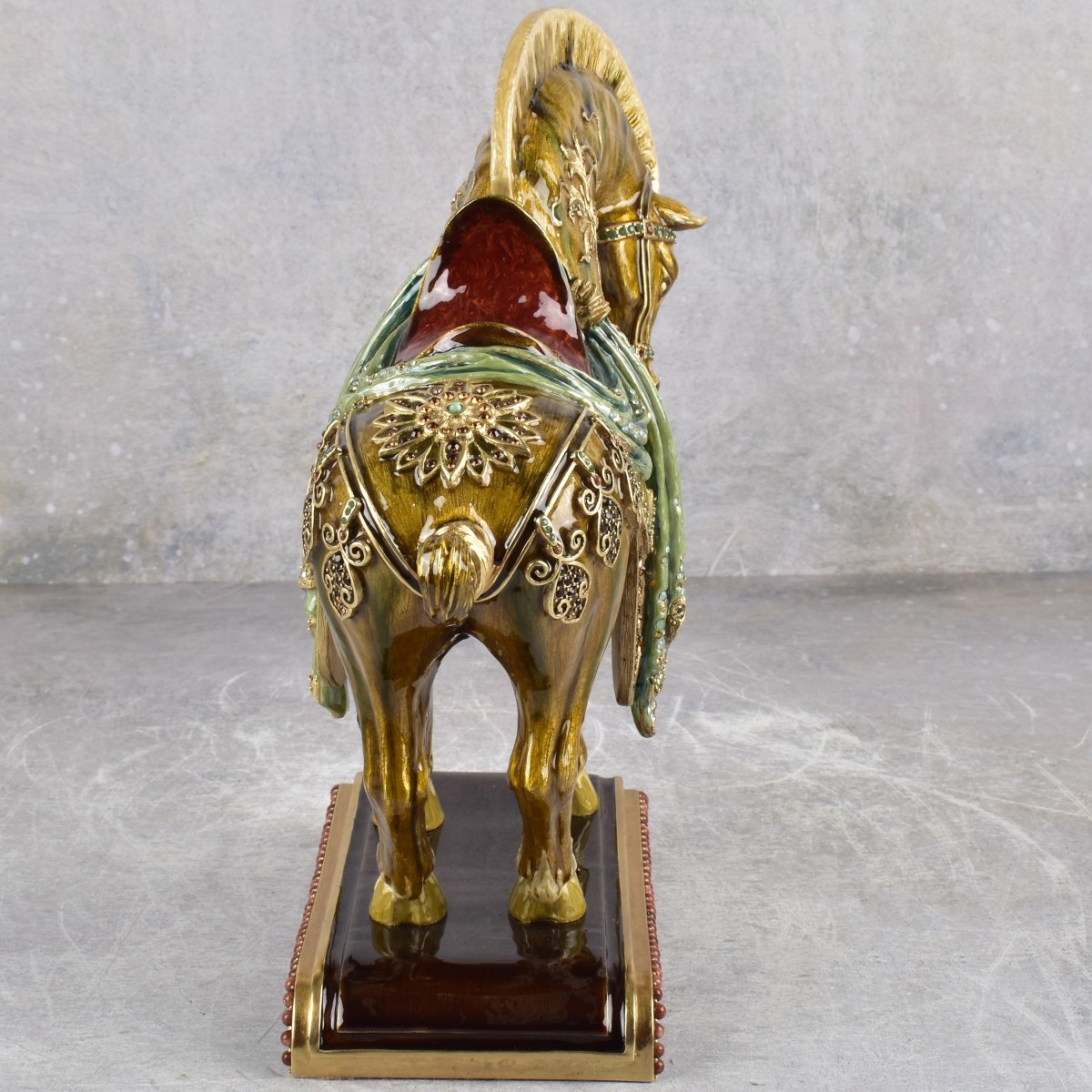 Jay Strongwater Dynasty Horse Figurine