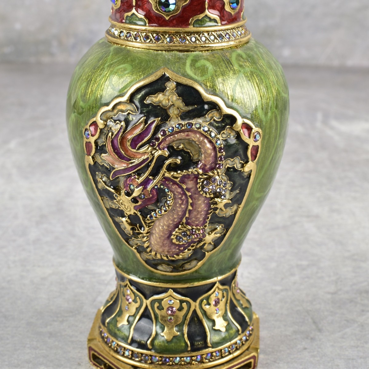 Jay Strongwater Urn with Cover
