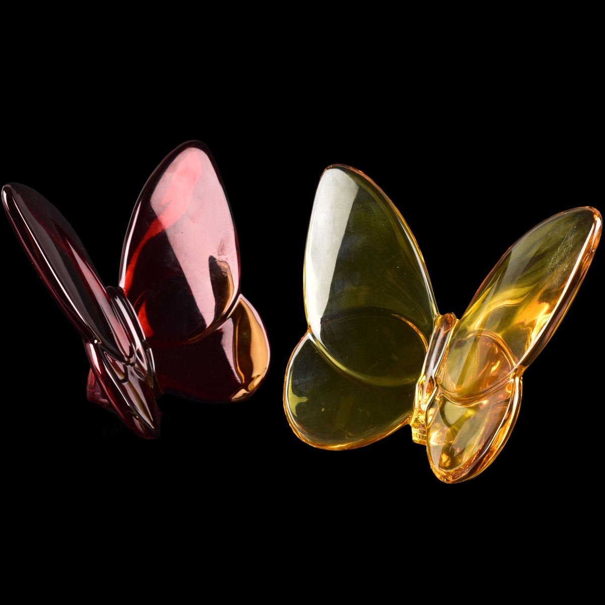 Baccarat Crystal Papillion Butterflies