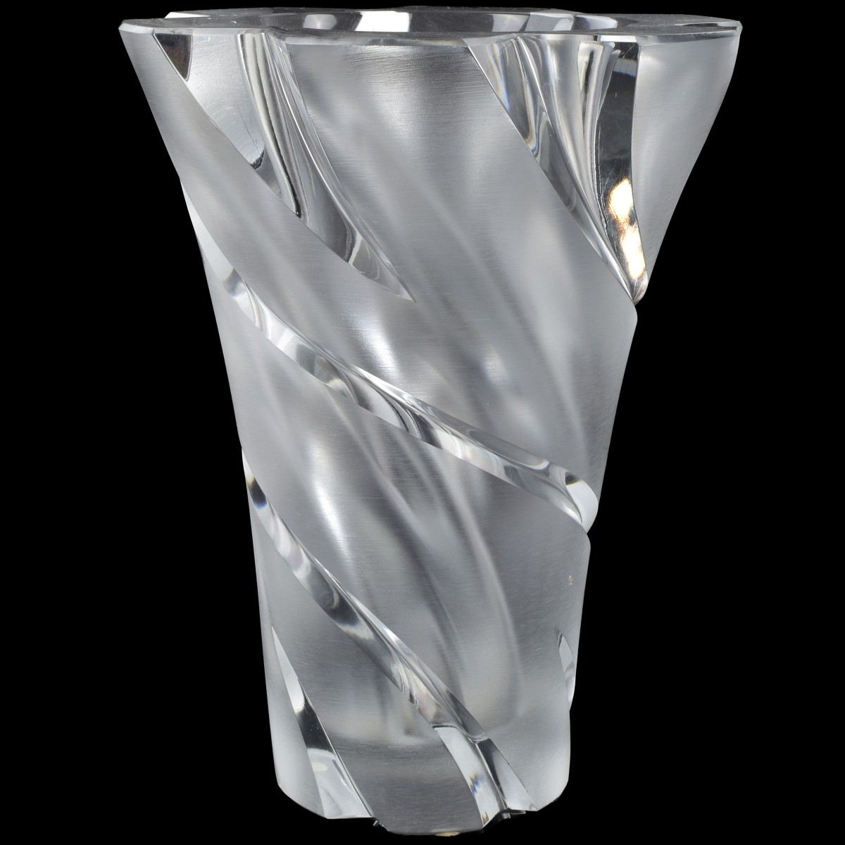 Lalique France "Narcisse" Crystal Vase